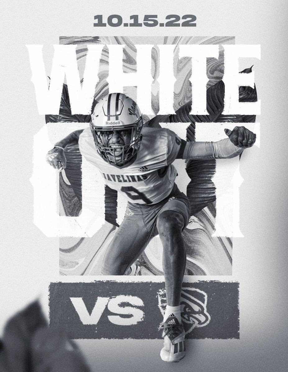 JavelinaFB's tweet photo. JAVELINA NATION! Homecoming is this Saturday and we’re asking you to WHITE OUT Javelina Stadium! Come dressed in white and be loud!

#DontFlinch x #JavelinaNation 🐗⚪️ https://t.co/tYpAr6aOpK