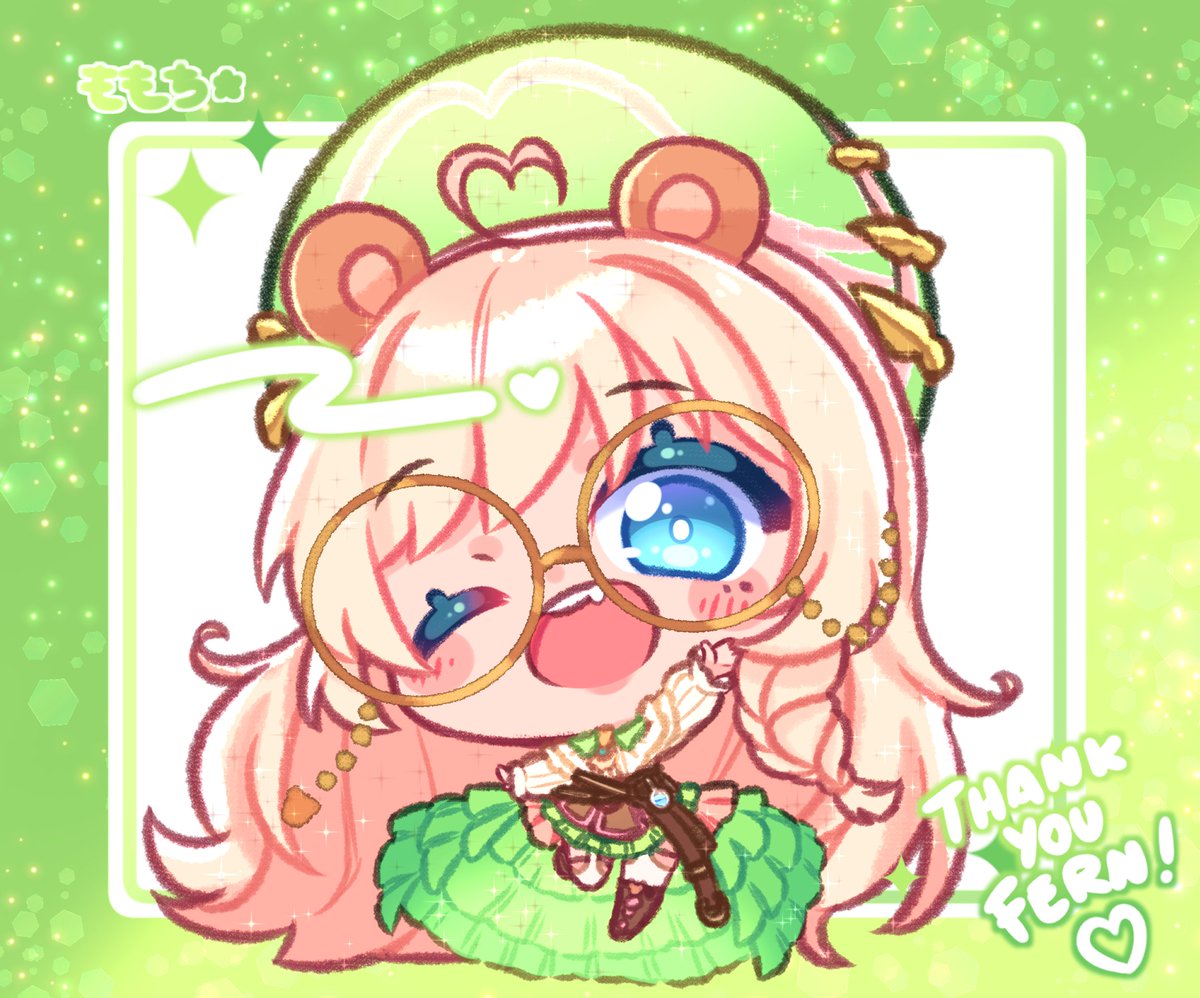 NemuiArtsu's tweet photo. Hi hi~♡
I'm Momoka, a chibi and emote artist that loves pink and cute things 🌸 #PortfolioDay https://t.co/fooVY2nRQK