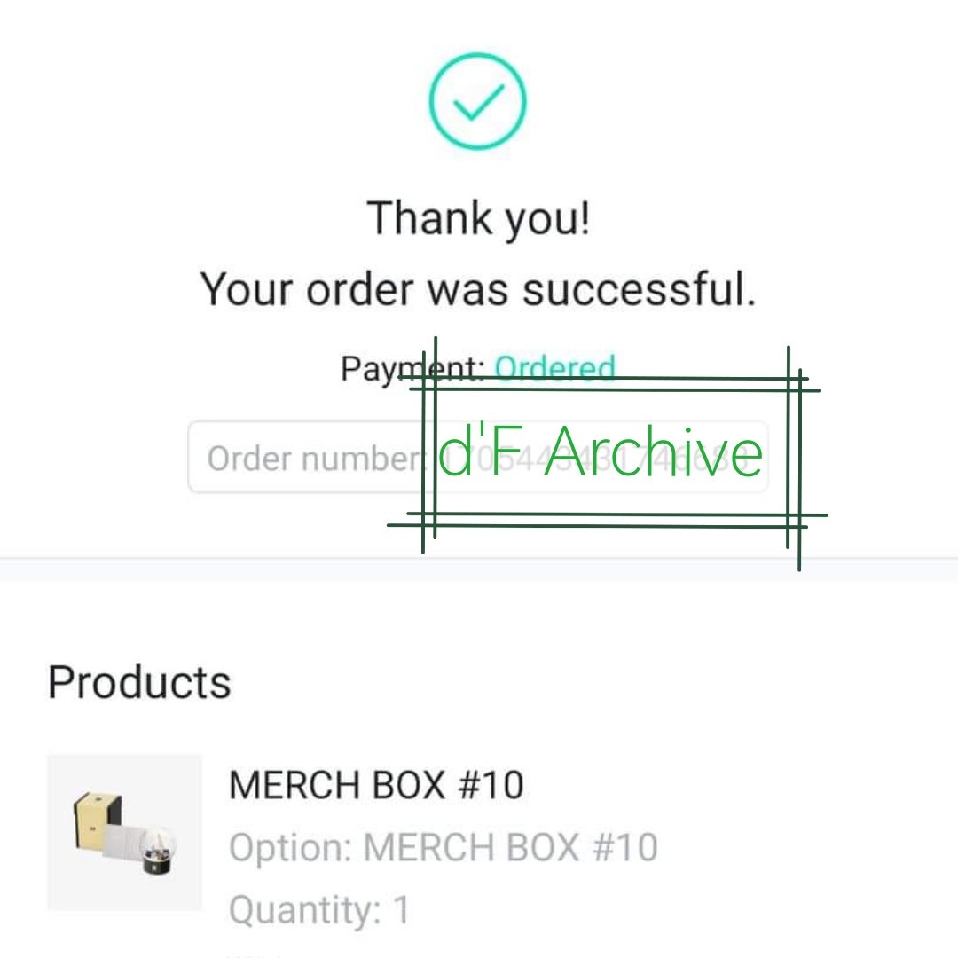 dfarchive's tweet photo. #dfarchive_update
💯SECURED
Merch Box 10✨
❌ALL SLOTS TAKEN❌
감사합니다!♡ https://t.co/hAqO3k0Saz