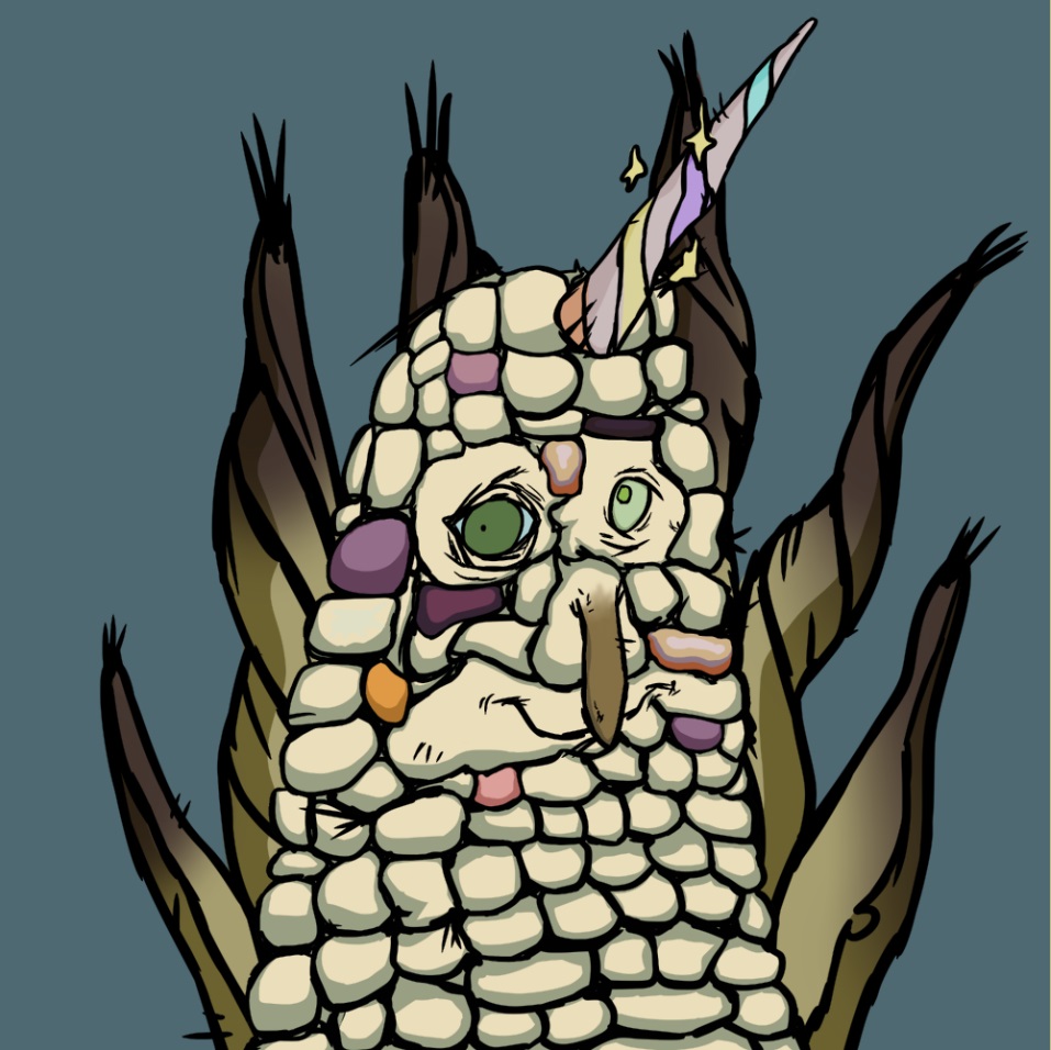 TFlorenzo's tweet photo. @NFTLlama Whats this "next Bayc" mumbo jumbo
like saying Bayc replaced Crypto Punks, that never happened.
There's room in the fiiiildz for much success in this space.
There is only success and the lack thereof.
We just out here cornin around
#corniscorn It's buttery its everywhere #itscorn https://t.co/TBuWNW2ELu