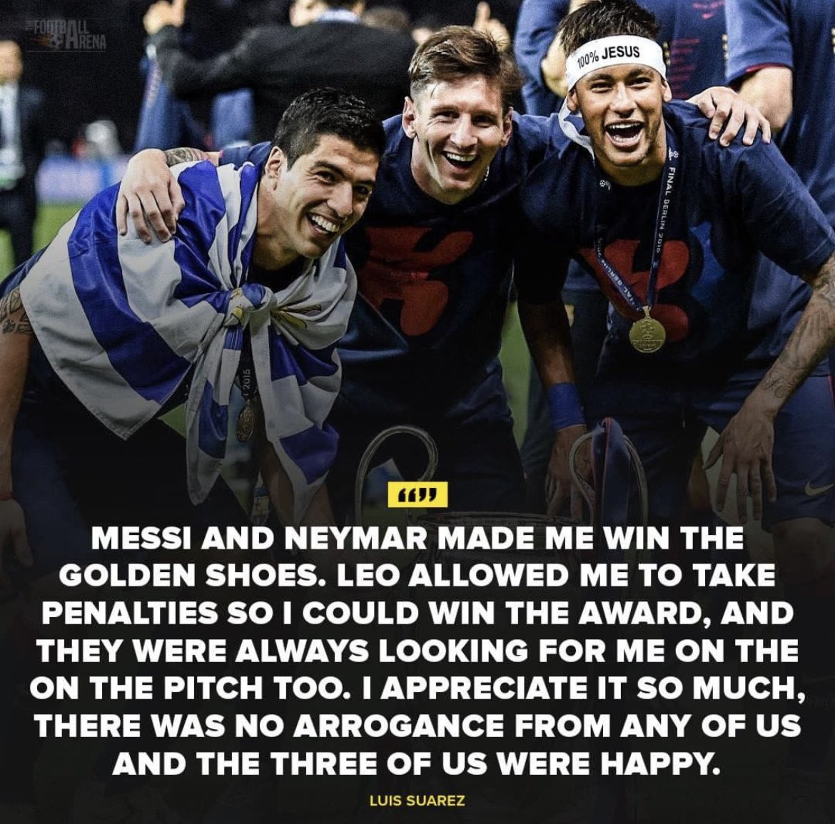 alwaysontime__'s tweet photo. If Suarez could say this about Messi and Neymar, then Mbappe should be enjoying the pleasure of playing with both stars at PSG.

Sadly, that doesn't seem to be the case. https://t.co/FHPDG7UHF3