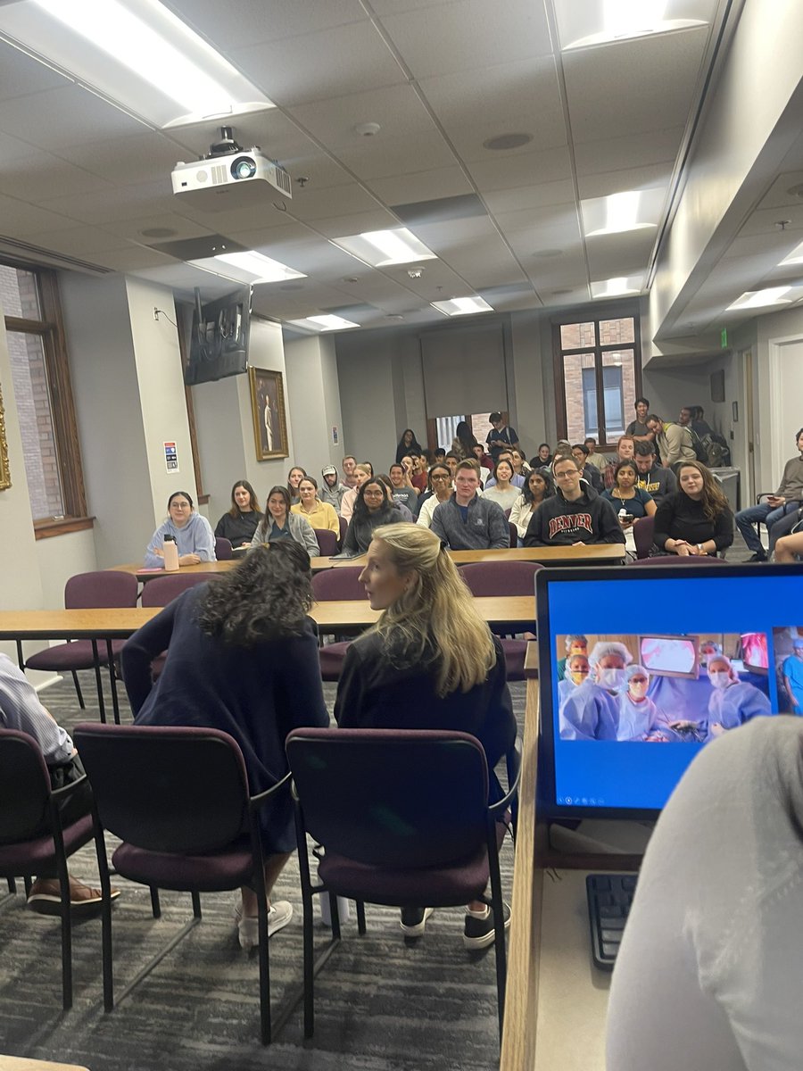 dianacjimenez01's tweet photo. We had a wonderful turnout tonight for our first meeting of the year! Very excited to welcome you all to Gibbon! @GibbonSurgSoc https://t.co/EvX4beJMg5