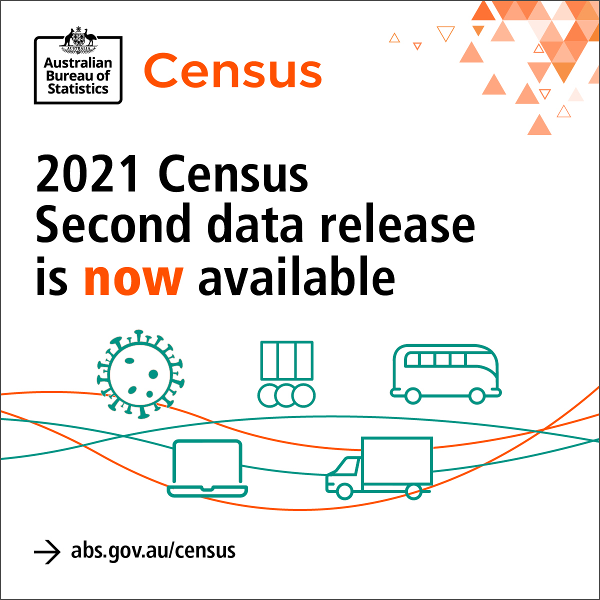 The 2021 Census second data release is now available!

Find out what 2021 Census data reveals about how we work, our educational attainment and internal migration within Australia.

Explore 2021 Census second data release at nuvi.me/rbrqjs

#2021CensusDataAU