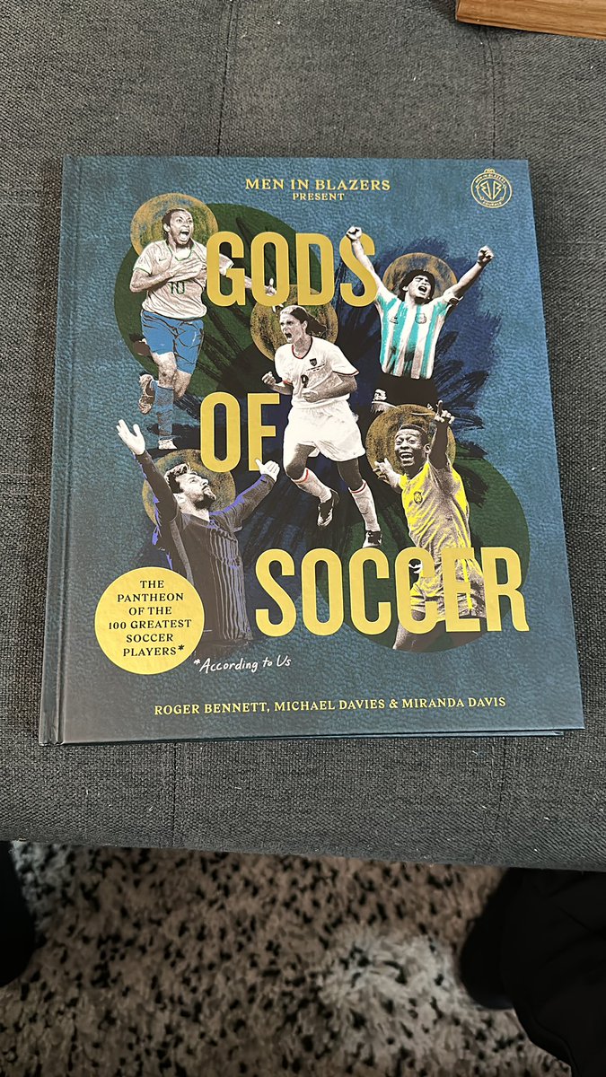 adesikan's tweet photo. Thank you @MenInBlazers for my signed copy of #godsofsoccer. I’m making a sojourn to the crap part of Soho in your honor…. https://t.co/W1MW0Zo0LI