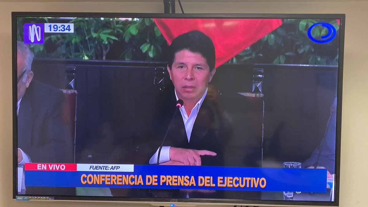 Habla el presidente Castillo, ahora, vía <a href="/canalN_/">Canal N</a>