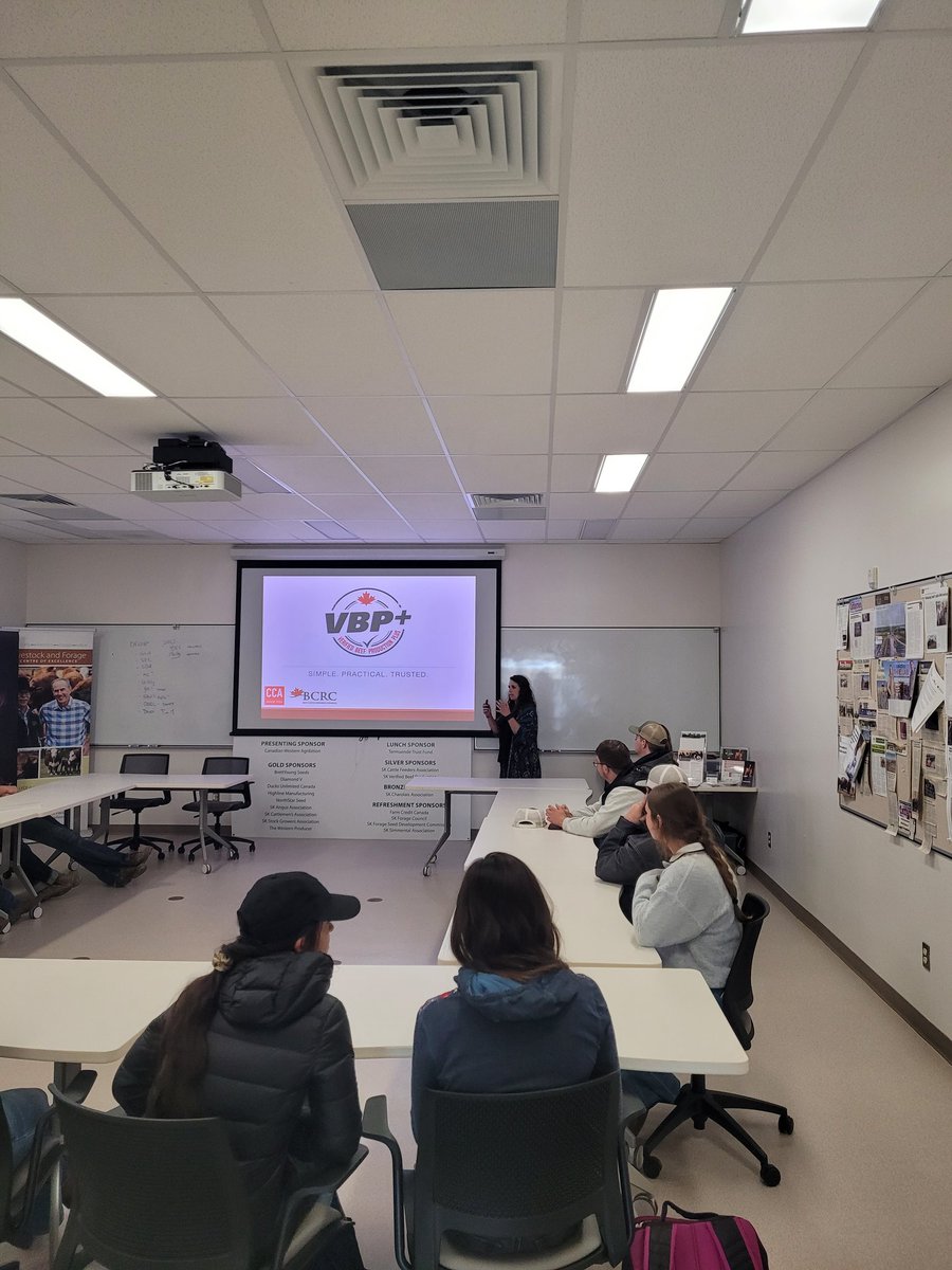 DrBart_Beef's tweet photo. Great day spent learning about Low Stress Cattle Handling from Lee Sinclair, Merck Animal Health & Verified Beef Plus with Erika Stewart, Provincial Coordinator #ANSC410Lab #CowCalfManagement @jourdyn_fish @K_Nielsen2 @WilcoxCorissa @LFCE_usask @agbiousask https://t.co/A7bttRrMeJ
