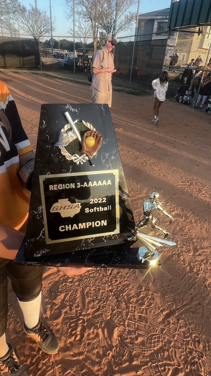Congratulations to the Alcovy softball team for being crowned 3AAAAAA Champions! Very proud of your hard work!