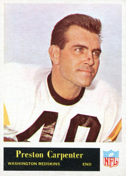 EveryRedskin's tweet photo. Preston Carpenter (1964-1966)
24 Games
57 Rec, 795 Yards, 3 TDs
7 Rec for 117 yards &amp; 1 TD on Nov 29, 1964
*Only Redskins card is pictured with Steelers
#HTTR #Redskins https://t.co/FEAGMAlllE