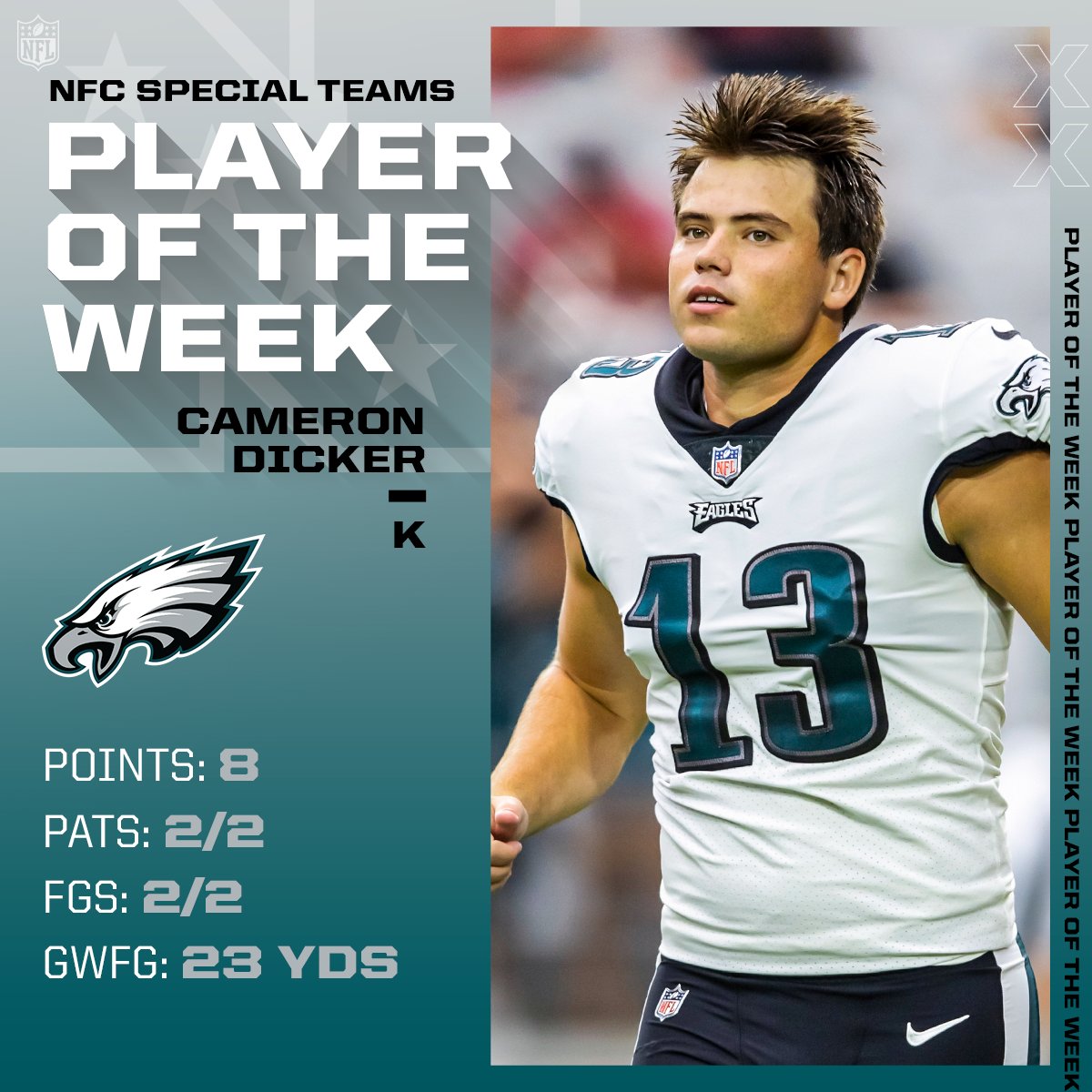 NFC Players of the Week! (Week 5) @T_Hill4 | @MicahhParsons11 | @camerondicker