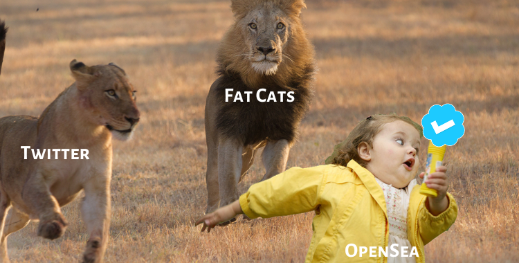 bubba_dubbs824's tweet photo. Day 27:
@opensea @FatCatsDao
#catsfollowcats #richertogether #wenbluecheck https://t.co/ry2U2KOyJh