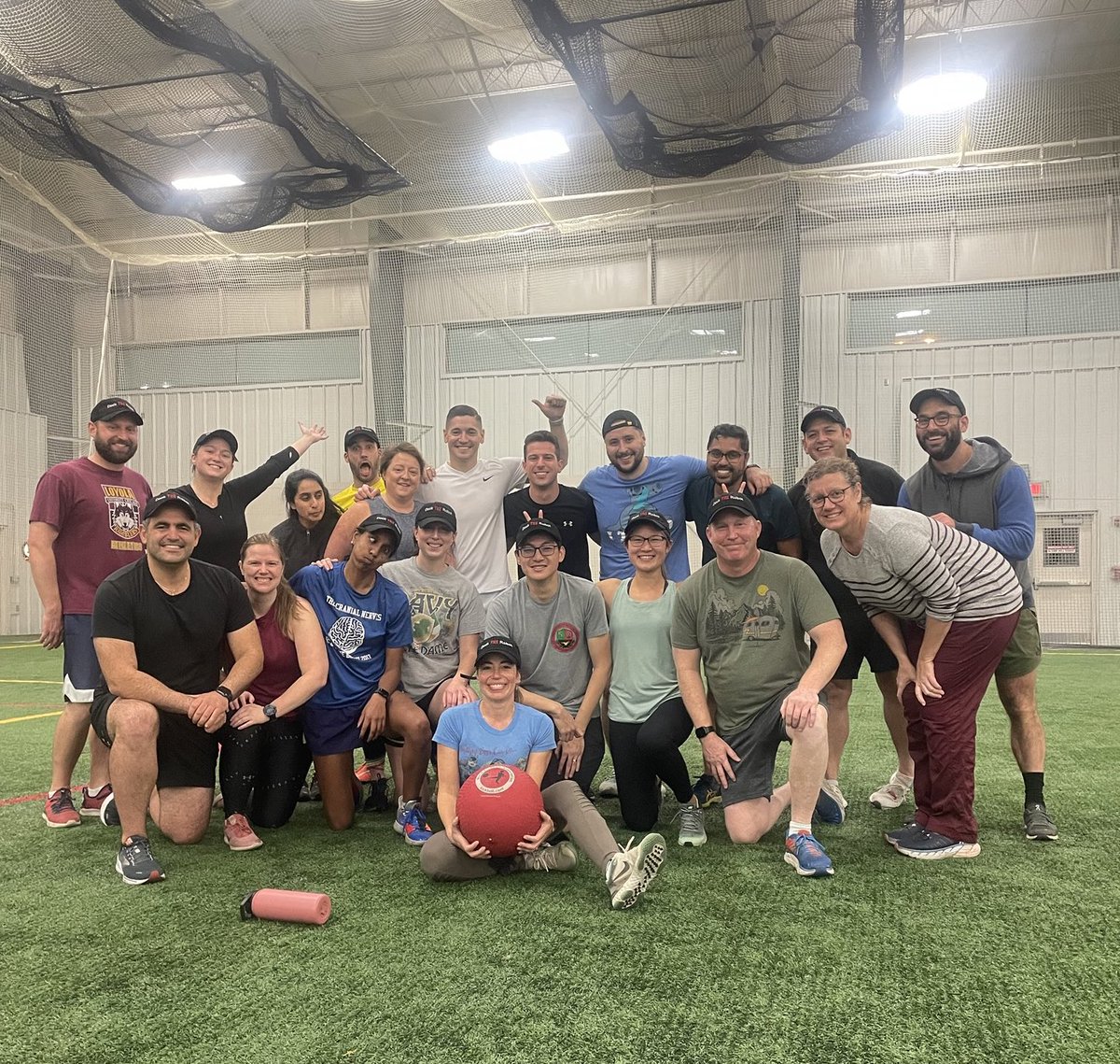 What an awesome night. Thanks <a href="/RashmiGMD/">Rashmi Ganith, MD, SFHM, FACP</a>, <a href="/pulmmatt/">Matt Exline</a>, <a href="/lynnwardlow/">Lynn Wardlow, PharmD</a>, and <a href="/EricAdkins/">Eric J. Adkins, MD</a> for helping me organize kickball between <a href="/OhioStateSurg/">Ohio State Wexner Medical Center Surgery Dept.</a>, <a href="/OhioStateEMRes/">Ohio State Emergency Medicine Residency</a>, IM, and pharmacy. Glad to have the chance to run around together and have fun (and beat medicine 🤪) ❤️