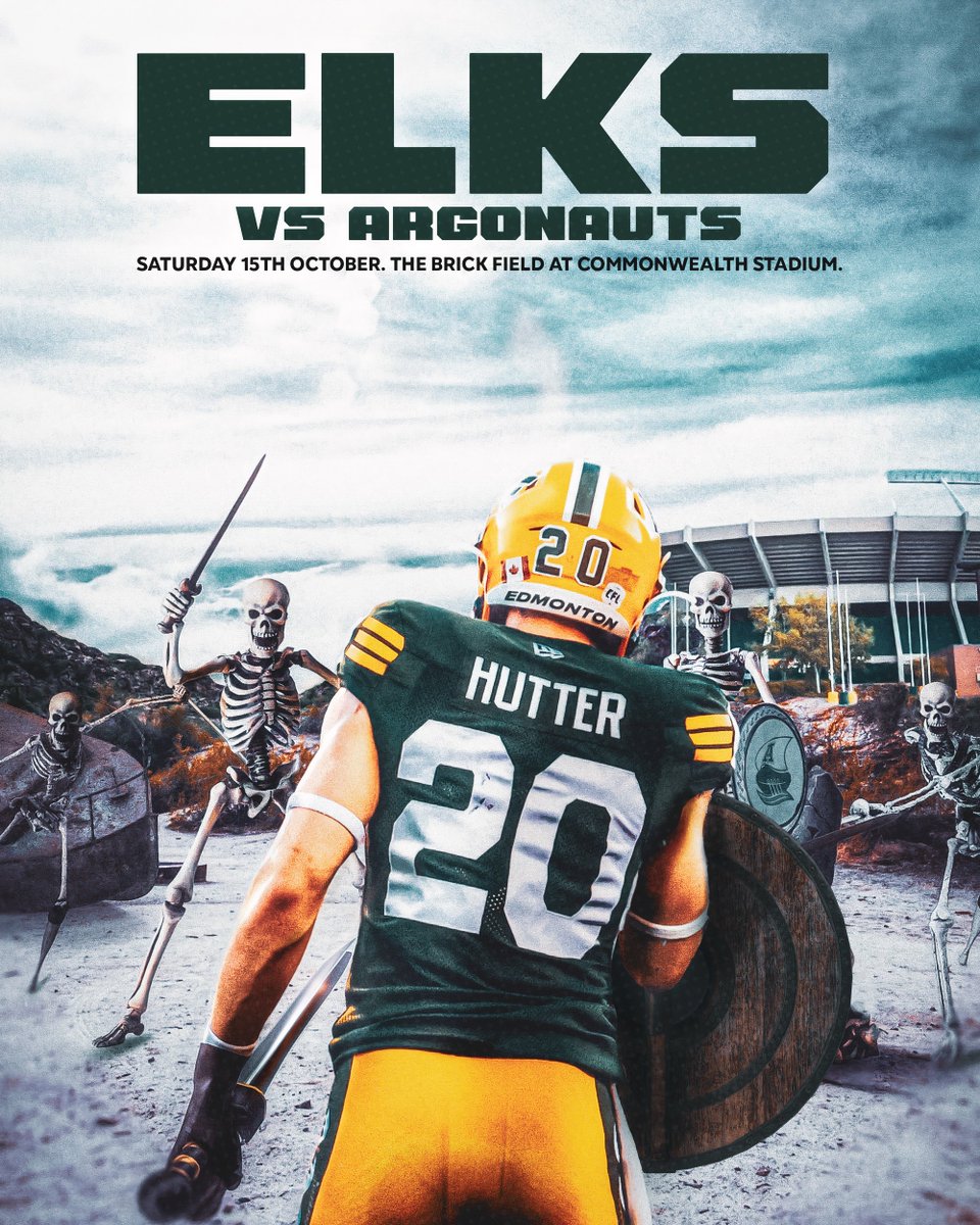 GoElks's tweet photo. Time to rattle some bones 🦴

#GoElks #CFL https://t.co/KHr7eISEjq