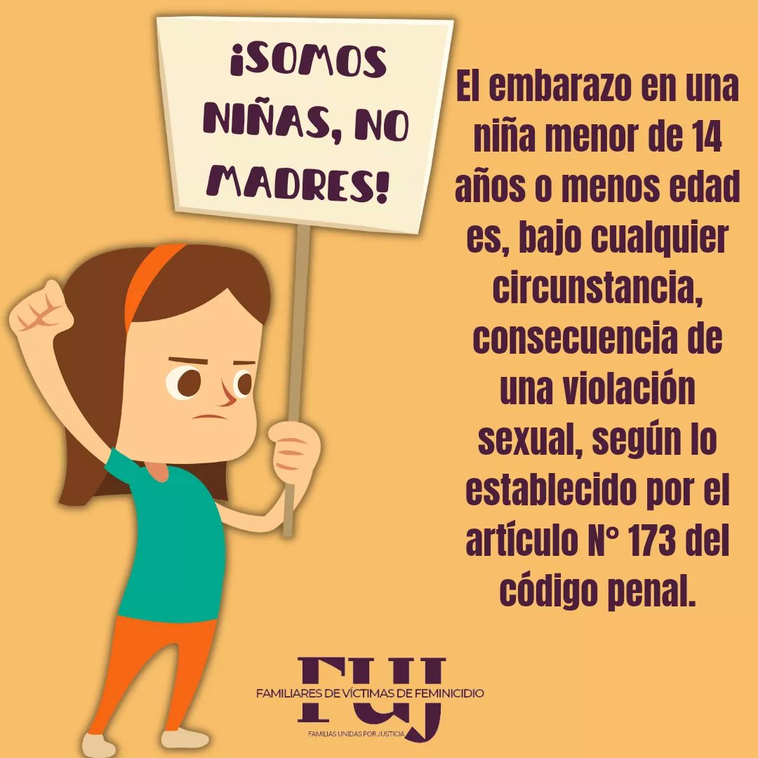 #DiaInternacionalDeLaNiña
#NiñasNoMadres

La pandemia de la violencia nos origina una profunda indignación, por el incremento de abusos y violaciones contra nuestras niñas. 

Basta de impunidad y desidia, nuestras niñas no estan solas, seguiremos exigiendo justicia.