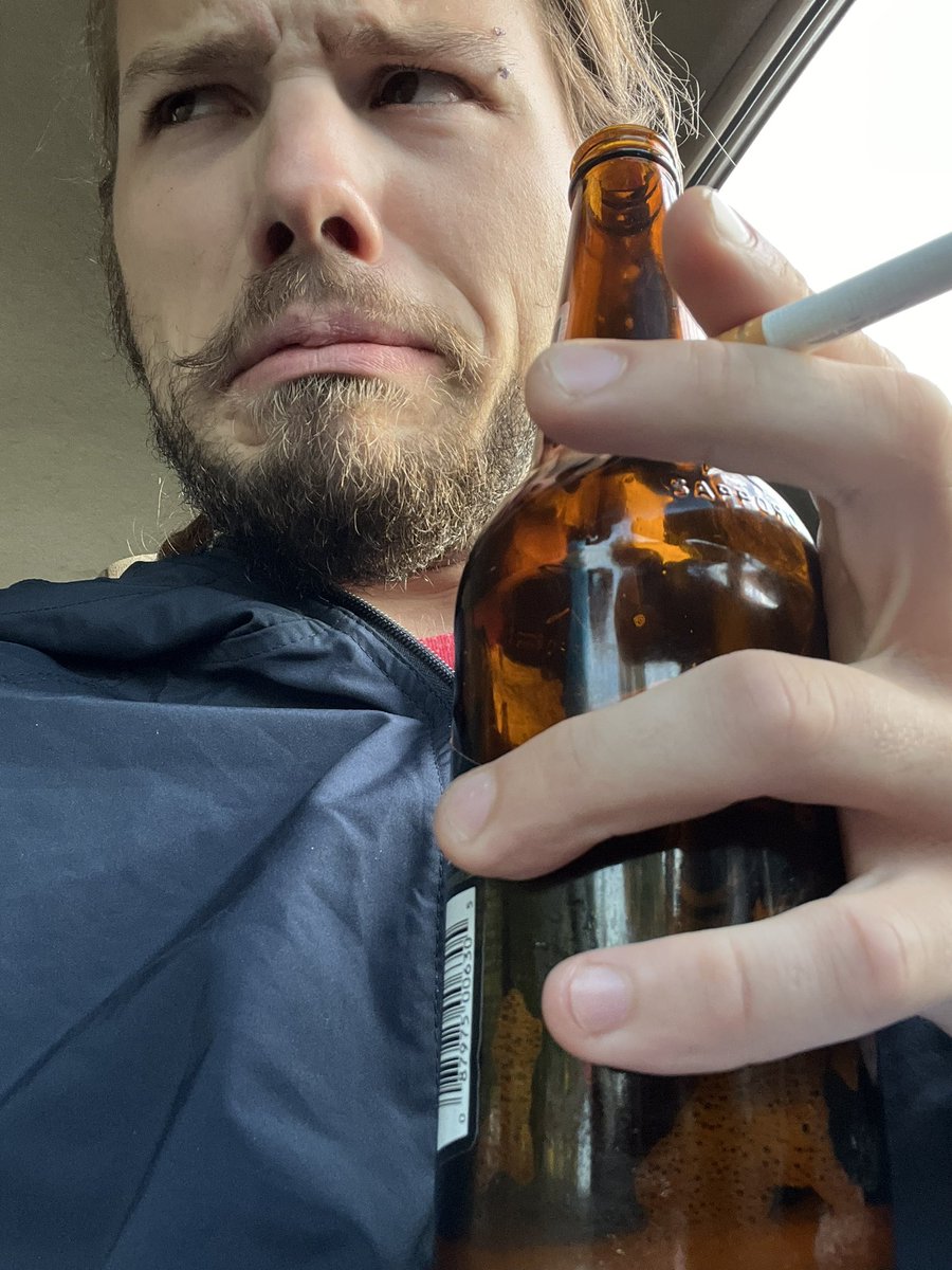 Trashiest man alive, livin it up with prime American smokes and lukewarm japanese beer.