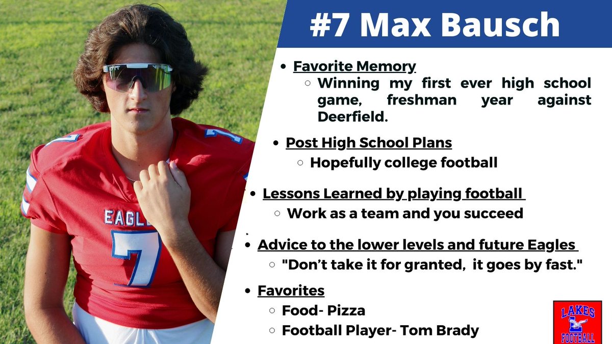 Senior Spotlight #5 -Max Bausch🏈 Quarterback.