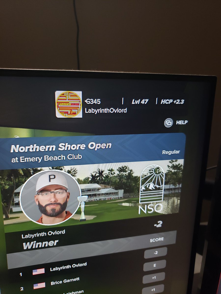 LabyrinthOvlord's tweet photo. @PGATOUR2K i entered the Northern Shore Open at level 15 almost 16. After the tournament ended I was 47. Anyway to fix me back to 15??? #PGATOUR2K23 https://t.co/at1ybPP7KG