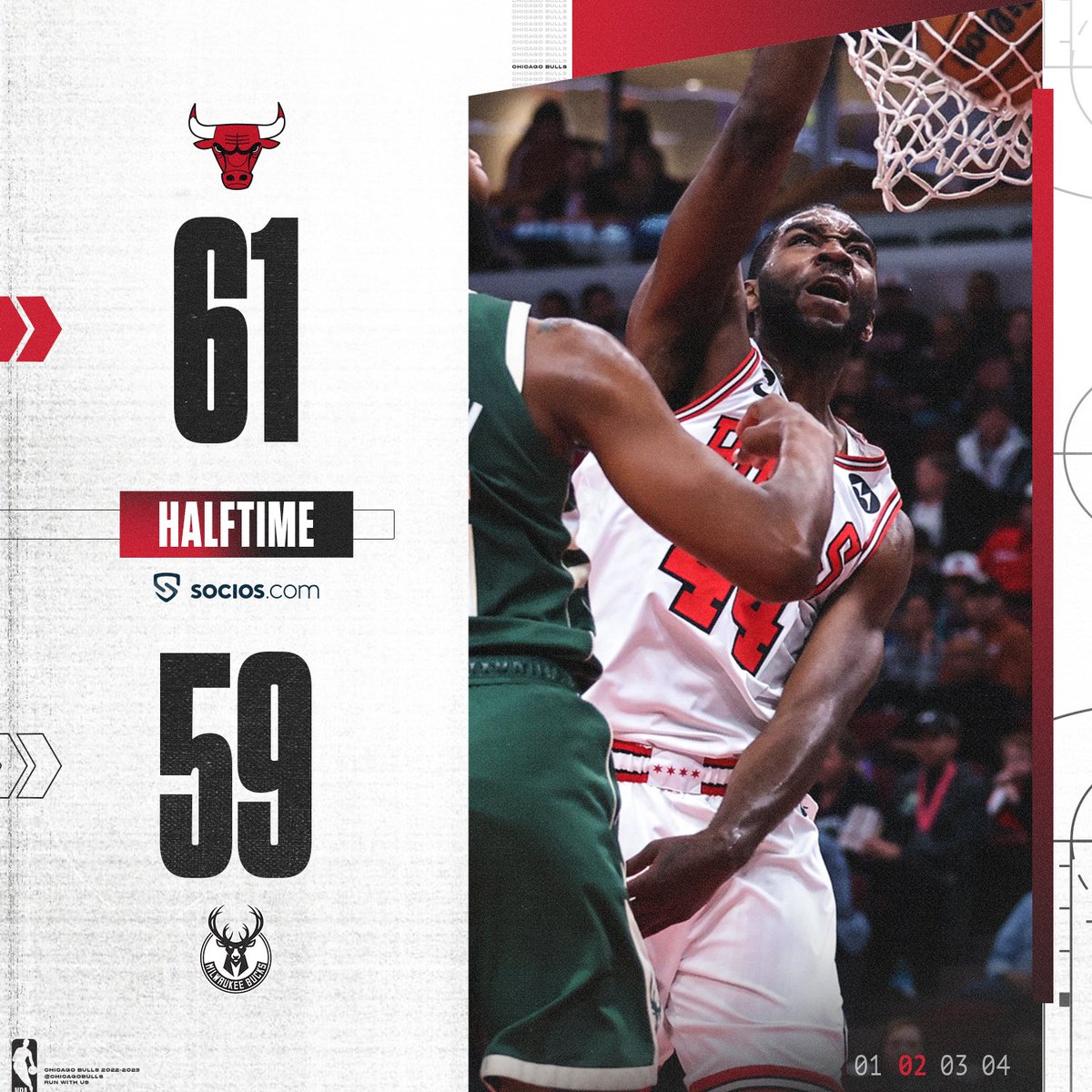 Bucks vs. Bulls Playbyplay, highlights and reactions HoopsHype