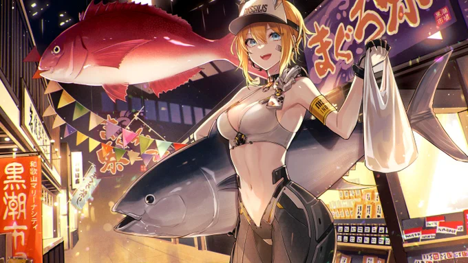 【ニケ日本上陸プロジェクト】和歌山エリア ‐ マクスウェル「お魚さん、私と面白い研究しに行かない?」▽キャンペーン日本上陸#NIKKE #ニケ #メガニケ 