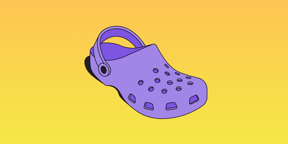 Croc ‘n’ roll! 🐊 And there seems to be no limit to the imagination by the clever clogs at <a href="/Crocs/">Crocs</a>. With Fashion.com hailing the iconic footwear as the ‘It’ shoe for ‘22, has the company’s fancy footwork left shareholders dancing in the street? hatch.as/Hatch-Weekly-1…