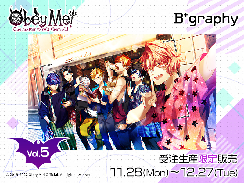 bgraphy_bto's tweet photo. 【B+graphy】 Obey Me!＜vol.5＞

イケメン悪魔調教💜ゲーム「Obey Me!」の高品質プリント商品＜vol.5＞が絶賛販売中✨

アプリの美麗イラストを、最高品質のプリントでお手元に✨
12/27(火)までの期間限定受注販売💥

詳しくはこちら✓
https://t.co/IWtKLjhmLb

#Obeyme
#おべいみー https://t.co/MOfrzLv5kg