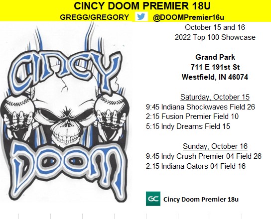 CINCY DOOM PREMIER 18U - GREGG/GREGORY tweet media