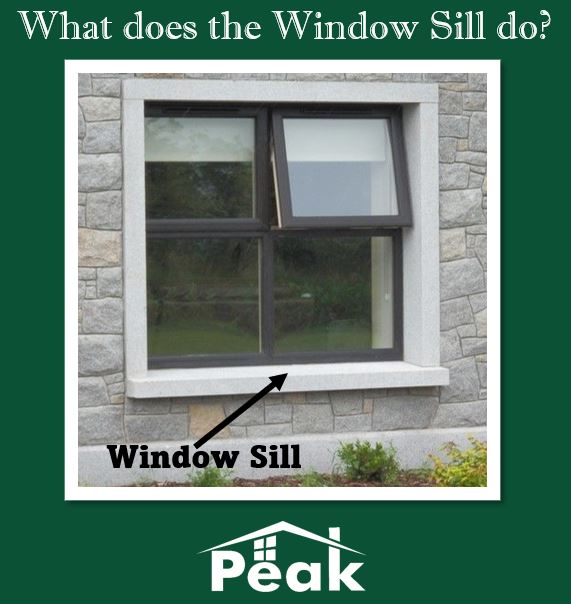 worthapeak's tweet photo. A Window Sill is a shelf-like horizontal surface at the bottom of a window. Window sills structurally support & hold the window in place. The exterior portion of a sill provides a mechanism for diverting rainwater away from the wall at the window opening. #whatdoesitdowednesday https://t.co/XY0AxYhZZ4
