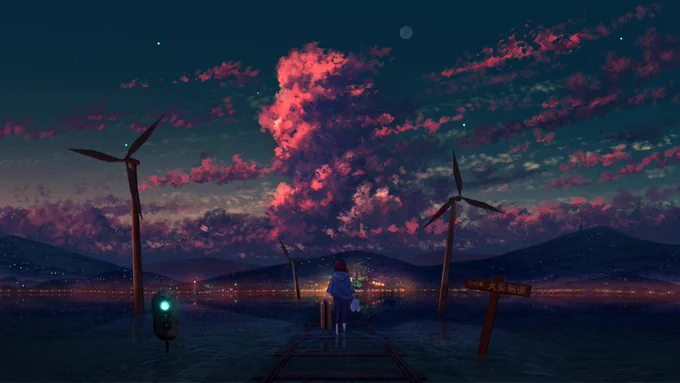 #私の個性はきっと誰かにささる赤い雲でしょうか 