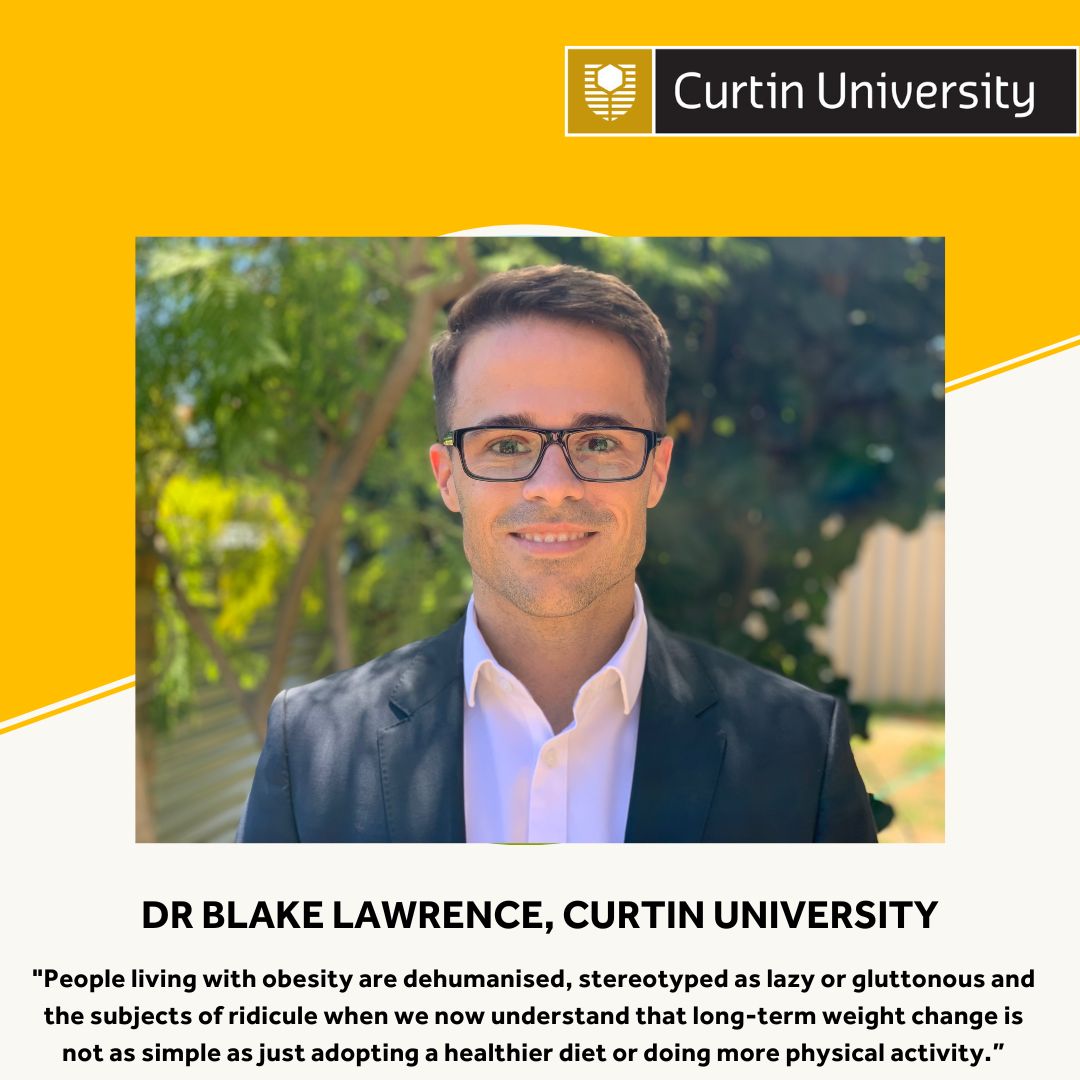 Simplistic stereotypes of Australians living with #obesity blame the individual and fail to consider the complex causes, according to a @CurtinUni blueprint led by Dr @blakej_lawrence that was released today. More: news.curtin.edu.au/media-releases… #CurtinResearch @MonashUni
