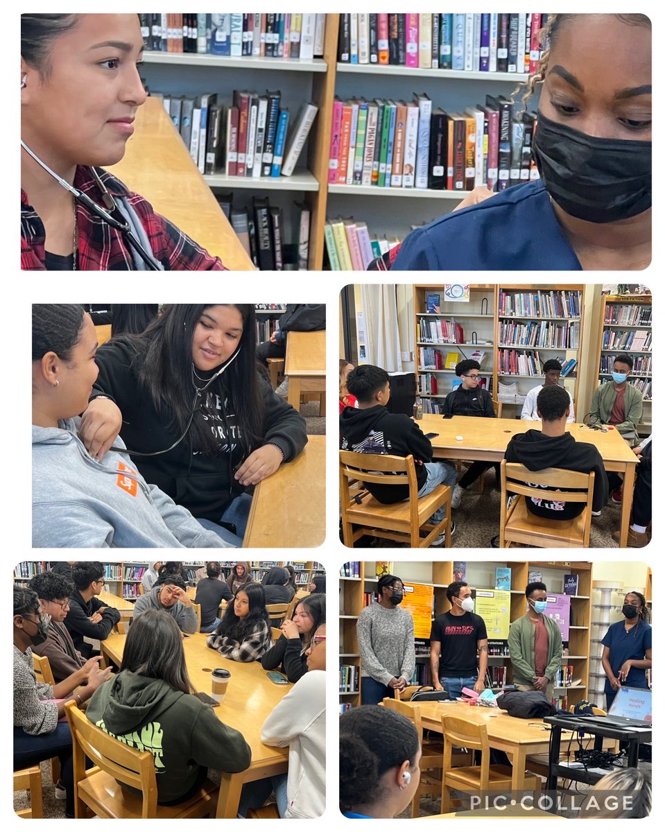 When ⁦<a href="/BrownUniversity/">Brown University</a>⁩ ⁦⁦<a href="/BrownMedPhys/">Brown Medicine</a> came to present ⁦<a href="/CentralHSPvd/">CentralHSPvd Knights</a>⁩ . Students role played medical cases as the doctor in charge. They also also med students from diverse backgrounds : Barbados Africa  Puerto Rico and Delaware.