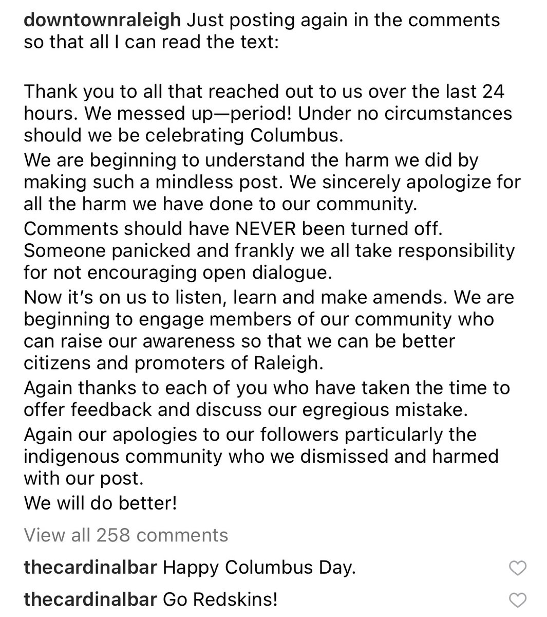thecardinalbar's tweet photo. TIP: Dear @WRAL @newsobserver @ABC11_WTVD @WNCN @NCPolicyWatch @raleighchamber @downtownraleigh Jason Howard, owner of The Cardinal, a Raleigh bar many of you have featured, is making comments many consider racist on social media-Is that ok? #thecardinalbar #dtr #raleighnc #ncpol https://t.co/y5zFo6OvpY