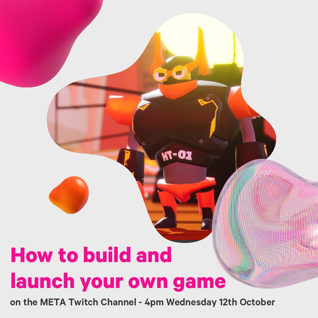 Thinking about a career in game design and development? 

Join us on the <a href="/METAhse/">META High School Esports</a> Twitch channel tonight October 12 from 4:00 PM AEDT as we talk through the game design and development process - from design to launch 🎮