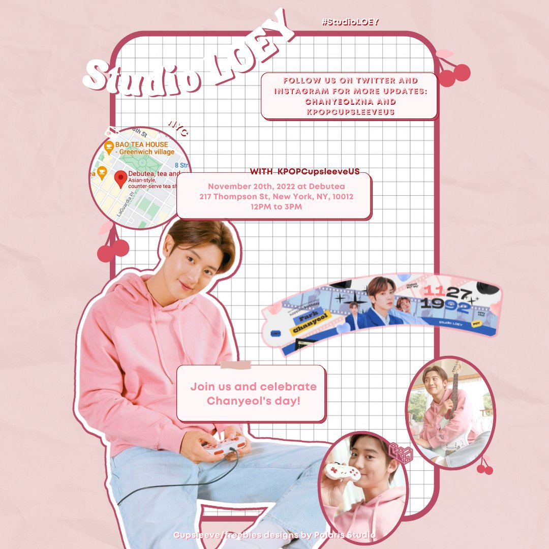 New York City with <a href="/KPOPCupsleeveUS/">KPOPCupsleeveUS 🇺🇸</a>  
See you at Debutea on November 20th
From 12PM to 3PM
#CHANYEOL #찬열 #灿烈