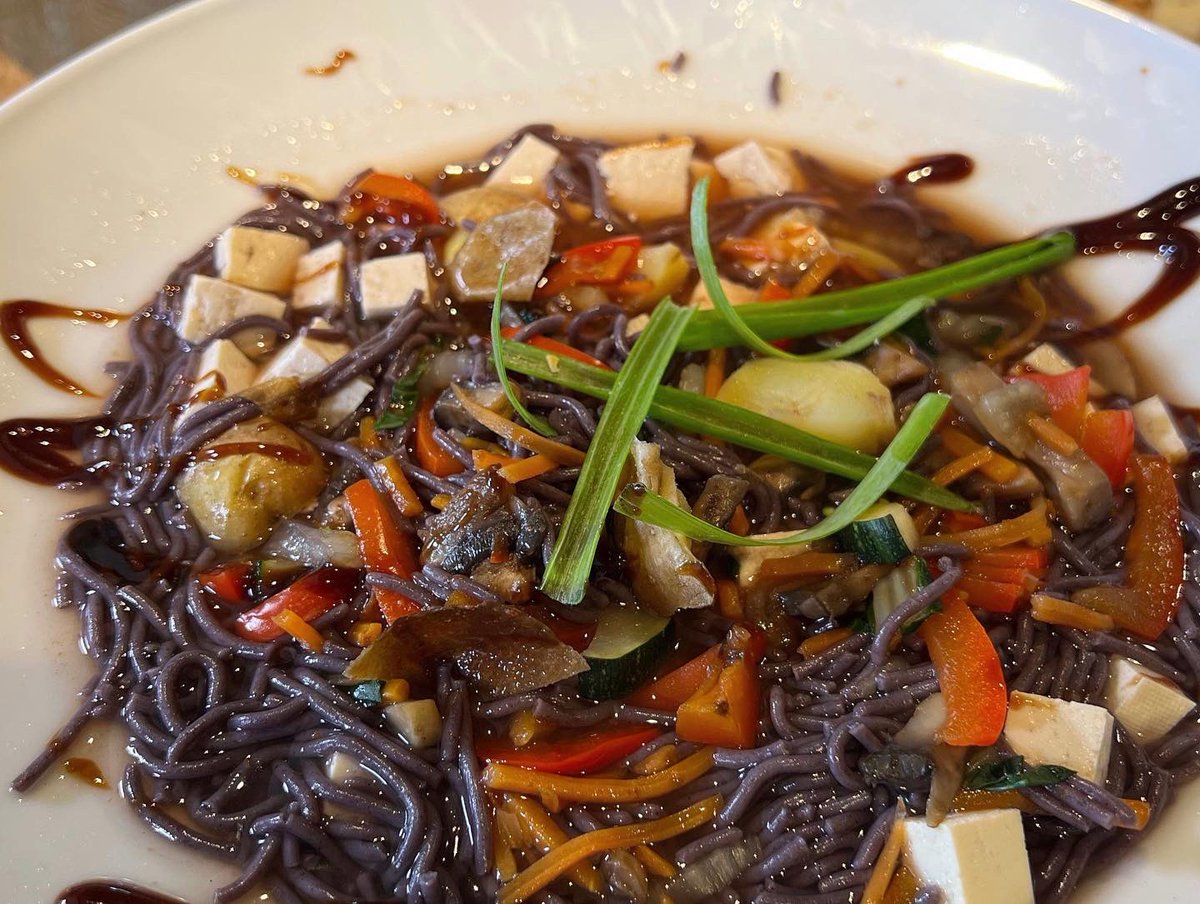 Checkout Brian’s Black Ramen Bowl YouTube video! Delicious bowl of sauce, veggies, and noodles!🥣🫑🌶 Watch here➡️ youtu.be/jOHNNlKPO_g