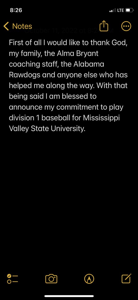 sean_miller34's tweet photo. Committed❤️💚 Extremely blessed to have this opportunity. Go Delta Devils. #ElevateVState
@CoachBarney3
@CoachHud_ 
@CoachBledsoe3 
@ValleyStateBSB 
@CoachMartin22 
@BryantBSBALL 
@alabamarawdogs https://t.co/37MsbQ3Bxw