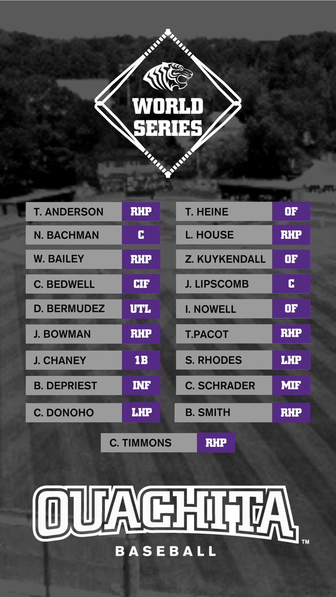 Teams are drafted 🐅

Our annual Purple &amp; Black World Series kicks off this weekend at The Rab. 

Game 1️⃣ | Thursday @ 3:30PM

Game 2️⃣ | Friday @ 2:30PM

#RollTigs | #BringYourRoar