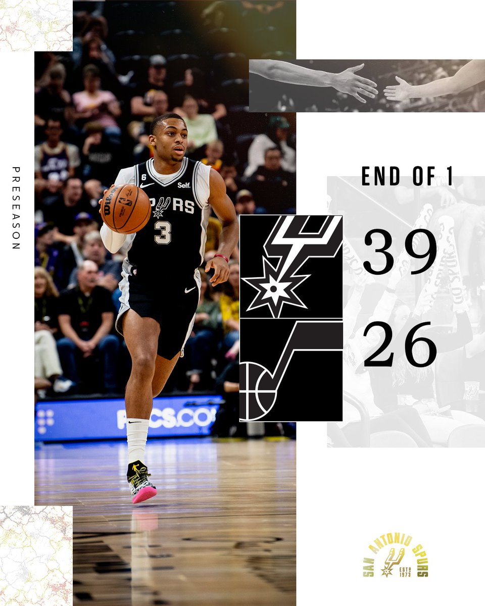 San Antonio Spurs on Twitter: "Squad shot 68% in the first quarter 🔥 📲