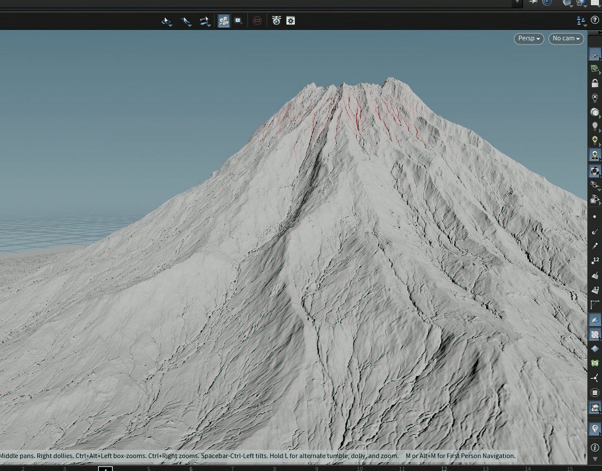 iamhari94's tweet photo. Trying out @sidefx Houdini's procedural terrain creation capabilities!!
#proceduralmodelling #3d #houdini #vfx https://t.co/lmBaUG371i