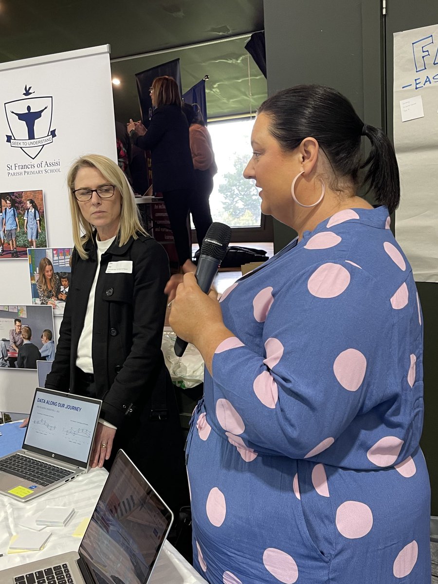 JamesDCoutts's tweet photo. @CEMelbourne #EROSILC school teams presenting “what did the school data point out they needed to do?”, “what did they do?”, and “what was the impact?” Such positive stories with evidence to support. 45 schools presenting. Energy in the room! @LynSharratt https://t.co/FqLqt4FCpD