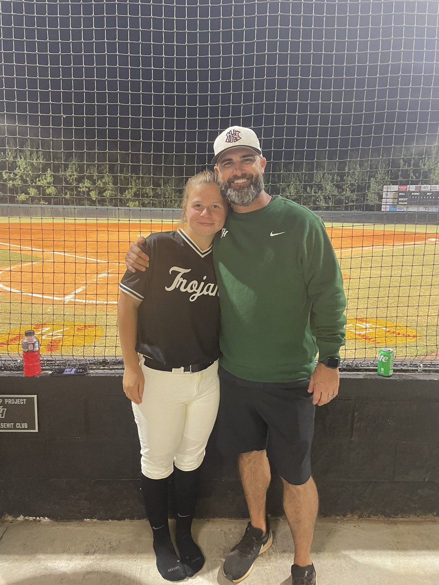 Four great Seniors played their last home game tonight. These girls mean so much to our program and have left their thumb prints on North Hall Softball forever.