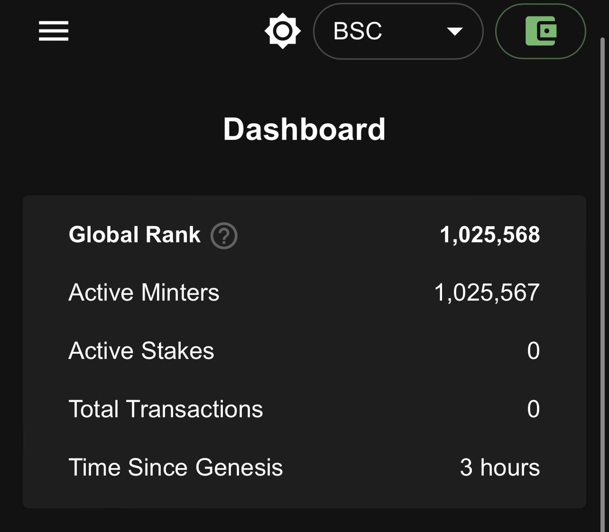 future_xen's tweet image. @mrJackLevin About 100,000 people interacted with XEN protocol on BSC chain… making more than 1mm accounts in just two and a half hours: #XEN