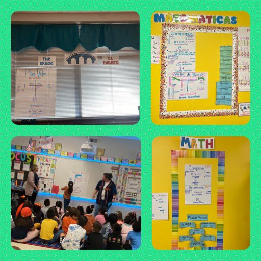 cvperez74's tweet photo. Mrs. Roberson &amp; Mrs. Perez 1st grade Dual Language students were bridging their learning on math vocabulary. It was amazing!#Biliteracy #PISDDualLanguage https://t.co/h9nxzByDYL
