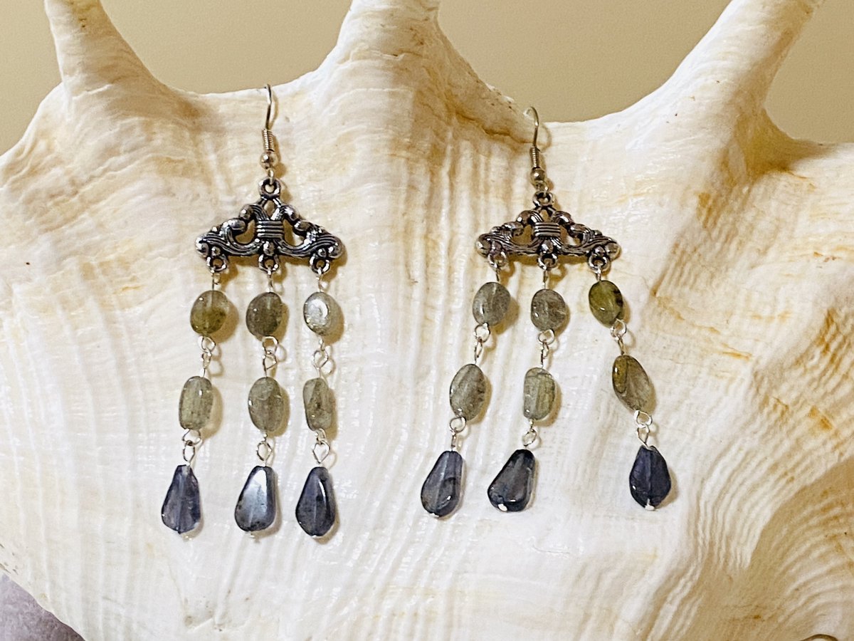 etsy.com/ca/listing/132…
posh.mk/ZaeOmwPn3tb
Icy Grey Blue Festival Earrings, Beaded Labradorite Gothic Dangle
#labradoriteearrings #gemstonejewelry #crystalearrings  #birthdaygift #darkacademia #grandmacore #fairycore #medievalearrings #Renaissanceearrings #fairedressgown