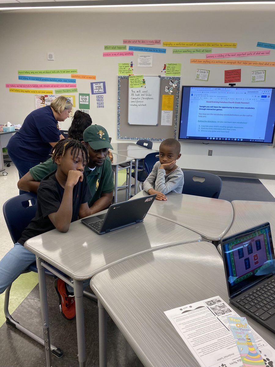 Title I Night <a href="/AhoskieES/">Ahoskie Elementary School</a> was a success! Our Parents had the opportunity to see and discuss our test data and visit the classes to work on interactive activities with their child. #TitleINight #AESLearningAndGrowingTogther