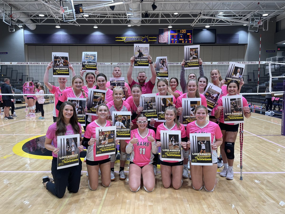 Shout out to our amazing <a href="/HannahSchwemm/">Hannah Schwemm</a> on 1,000 career assists! What an accomplishment for this awesome human!