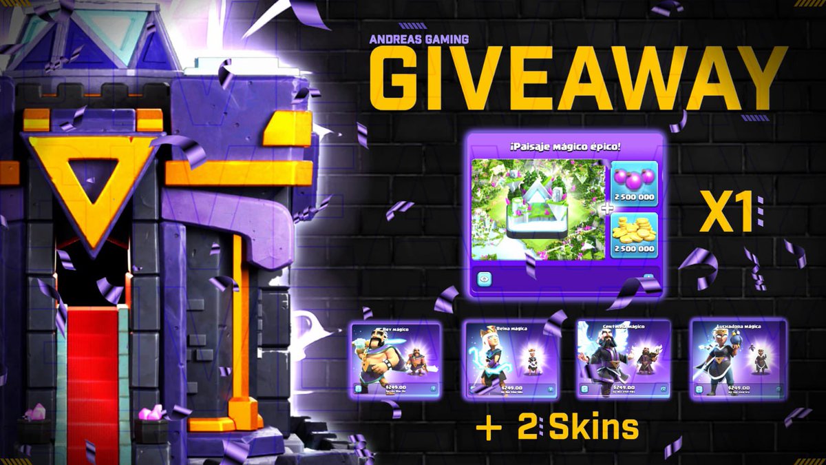 ♨️OCTUBRE DE TORNADOS Y REGALOS♨️
🎁SORTEO DE1️⃣PAISAJE Y 2️⃣ SKINS
⭕REQUISITOS‼️
🌪️DAR FOLLOW
🌪️DAR 🔄 y ❤️
🌪️SEGUIRME EN MI CANAL:
twitch.tv/andreas_bexha?…
(Adjuntar captura👇🏼📸)
SE REALIZARA EL SORTEO EL DIA 18 DE OCTUBRE 🔥🍀SUERTE🤪