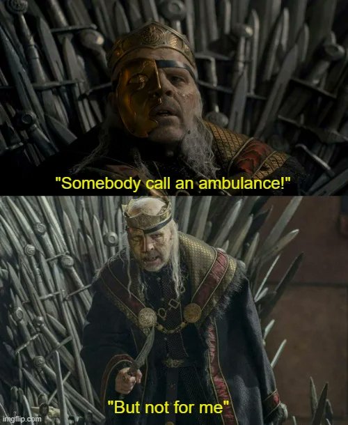 Viserys was ready to throw hands 😂 #HouseoftheDragon
