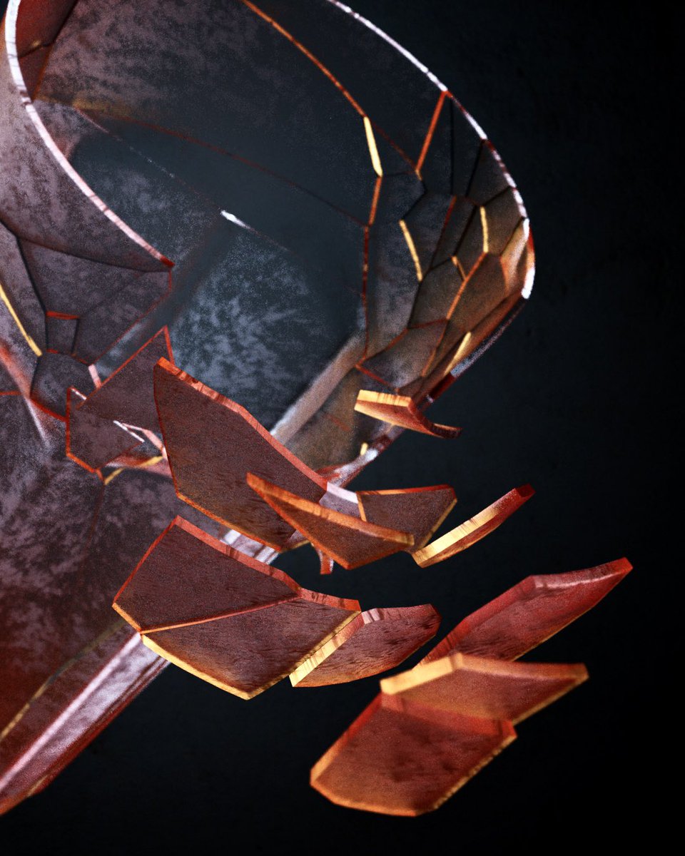 chriszeischegg's tweet photo. October 11, 2022 β glass β #cinema4d #redshift #voronoifracture #aftereffects #acescolor https://t.co/9NjIeq1ILr