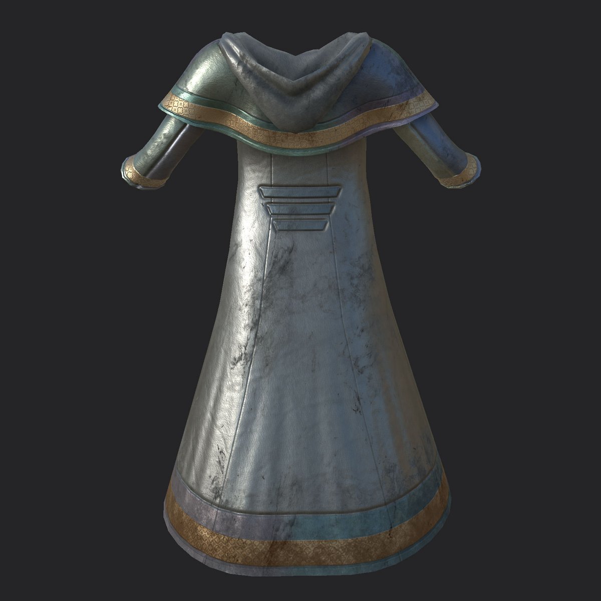 tinselfly's tweet photo. More quasi-medieval costuming! This time, a hooded cloak, for engineers presumably https://t.co/BjE9GASony