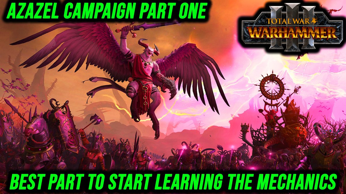BroskyMighty's tweet photo. Total War Warhammer 3 Azazel Campaign Playthrough | Very Hard | Part One... https://t.co/tJSsqnMVXz via @YouTube 

Never played as a faction allied to Slaanesh in the original game, but this looks very fun.

#totalwarwarhammer3 #MightyBrosky #totalwarwarhammer3azazelcampaign https://t.co/nfQe7z430o