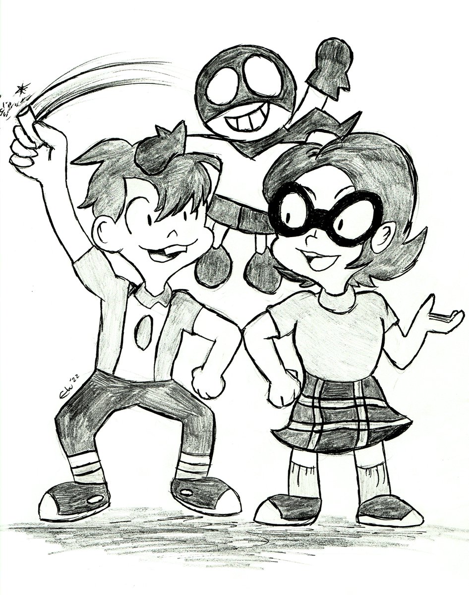 FloofyBluDragon's tweet photo. "Rudy's Got the Chalk!" 10/11/22 Traditional Art by @FloofyBluDragon 

#art #drawing #cartoon #chalk #chalkzone #fanart #rudy #snap #penny #trio #animatedshow #pencildrawing

Carson Walters, Author and Illustrator
https://t.co/teSM7NtAor https://t.co/wWpD0OtUud